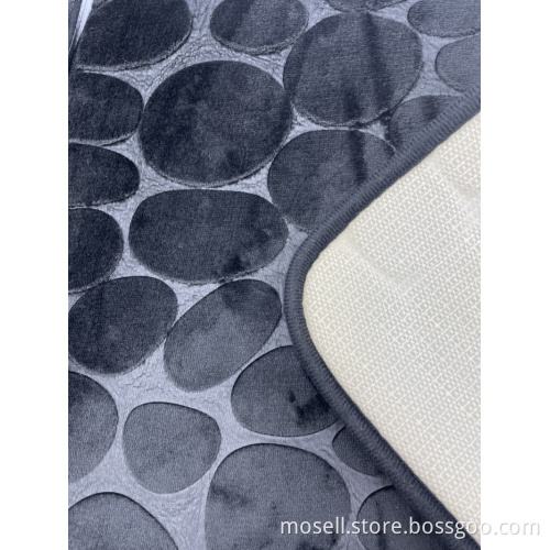 Softy Coral Velvet Anti Slip Bathroom Mat